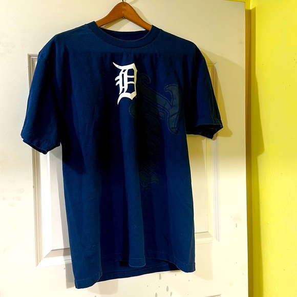 Detroit Tigers MLB T-shirt Blue Men’s Size Large - Picture 1 of 5